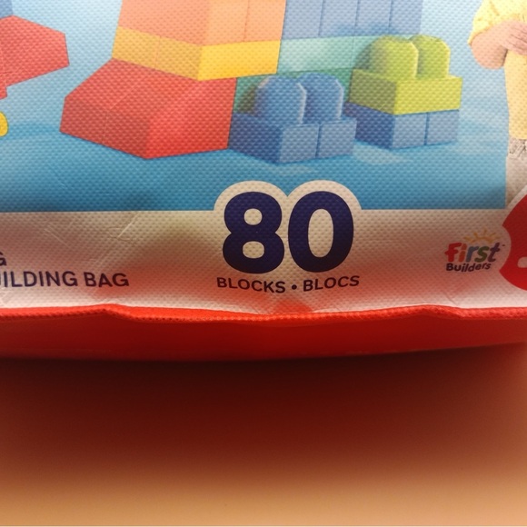 Fisher-Price Mega Bloks Bright Building Set 80 count blocks - Picture 7 of 9